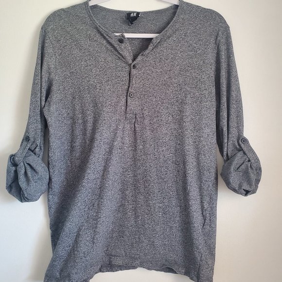 H&M Shirts Hm Mens Long Sleeve Henley Poshmark
